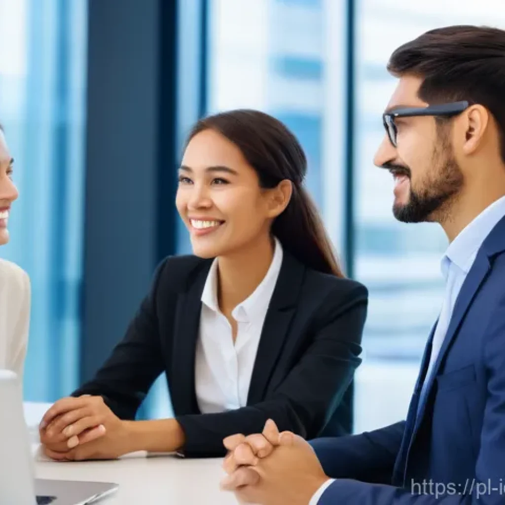 국제커뮤니케이션 커리어 성장 전략 - **Prompt: Global Networking and Empathy in a Modern Setting**
    "A diverse group of 3-4 young to m...