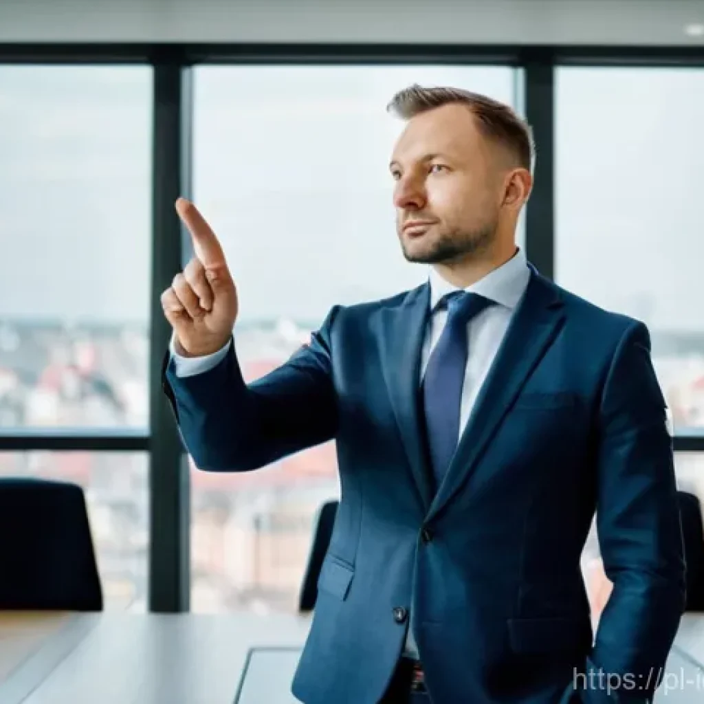 국제커뮤니케이션 언어 및 문화 차이 극복 - **Image Prompt: Cross-Cultural Gestures in a Warsaw Business Meeting**
    A modern, well-appointed ...