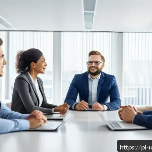 Home 31 국제커뮤니케이션 관련 온라인 강의 - A diverse group of international business professionals engaged in a virtual conference call, displa...