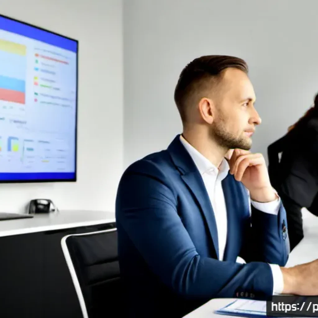 국제커뮤니케이션 연봉 상승 전략 - Photorealistic corporate negotiation scene in a modern Warsaw office, confident Polish international...